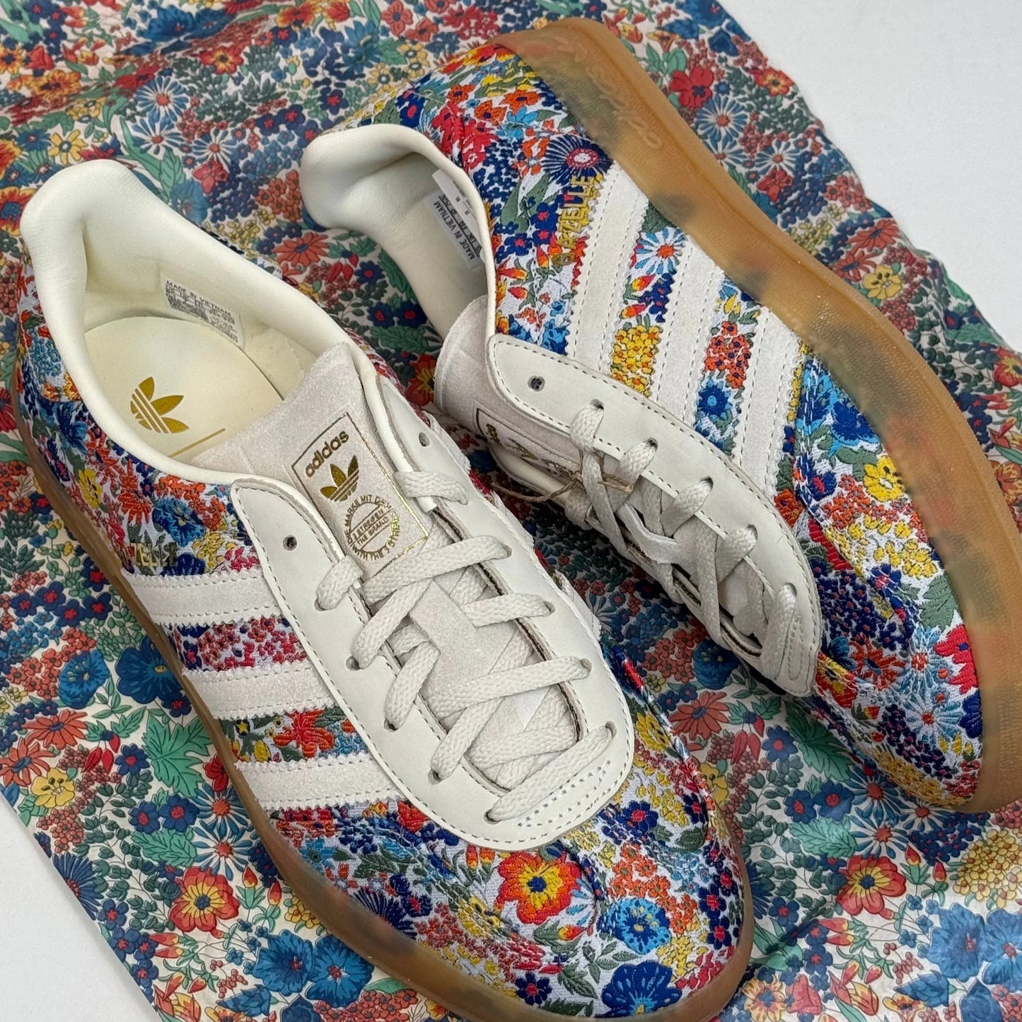 adidas Gazelle Indoor Liberty London Floral Embroidery Women's