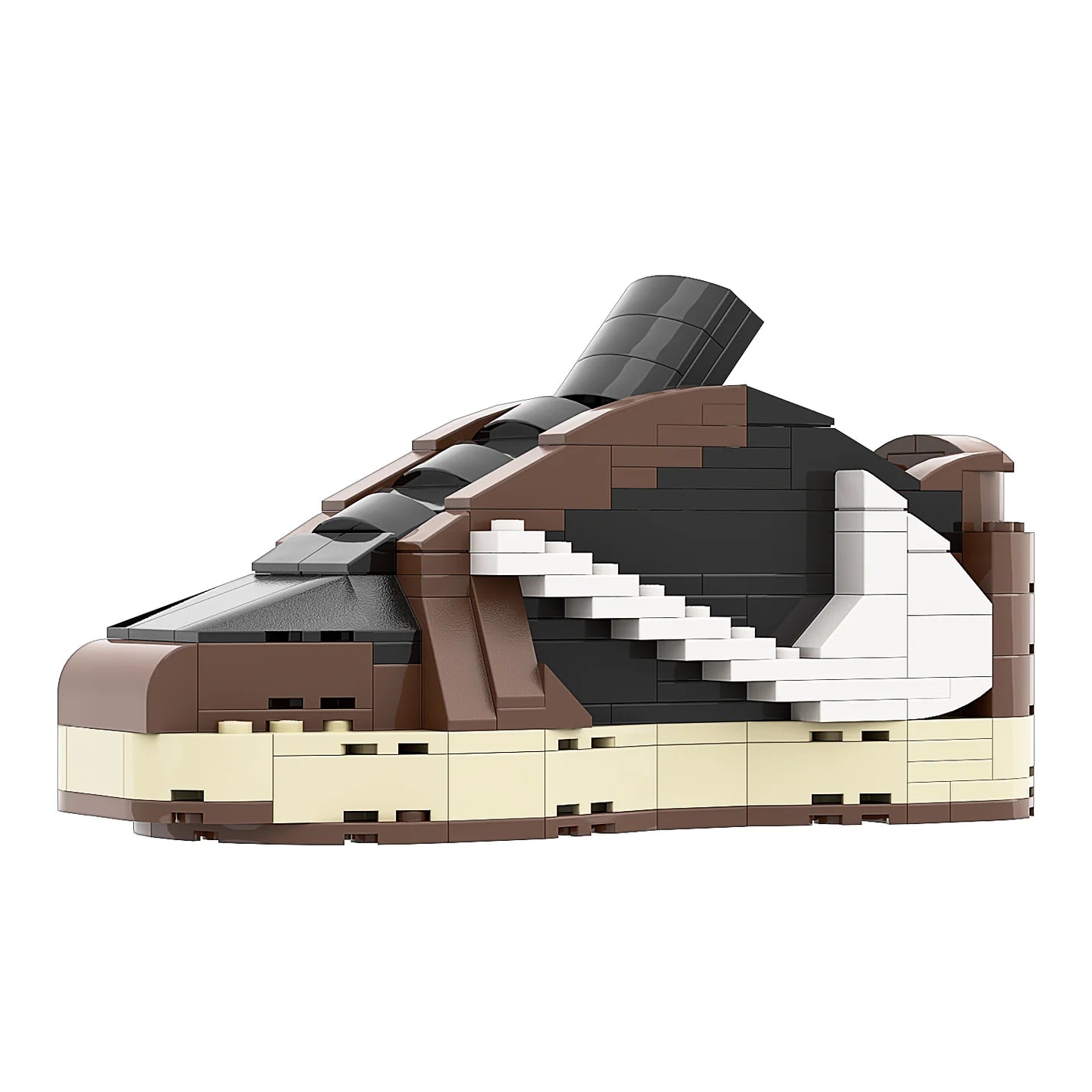 Sneaker Bricks Jordan 1 Low Travis Scott Reverse Mini Figure
