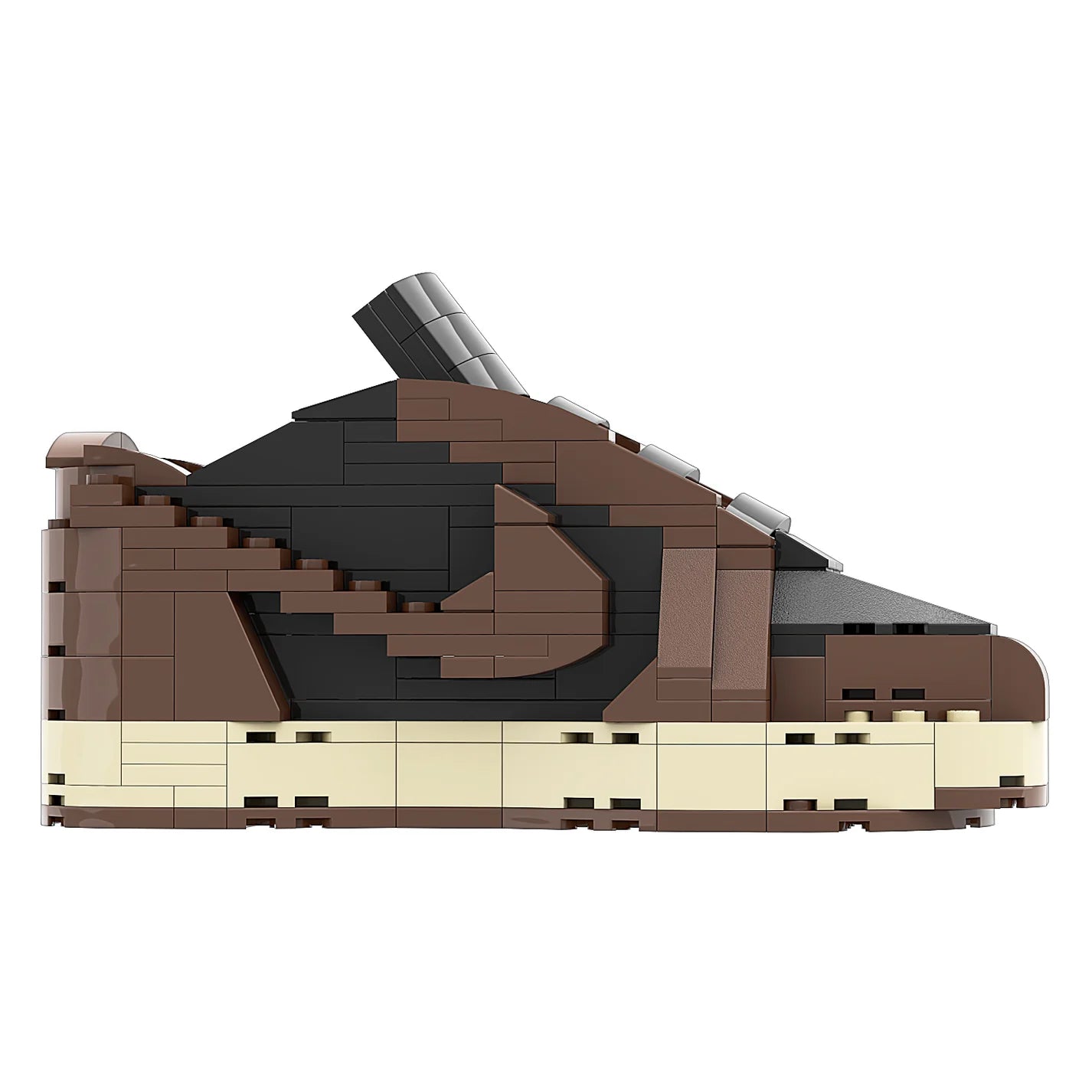 Sneaker Bricks Jordan 1 Low Travis Scott Reverse Mini Figure