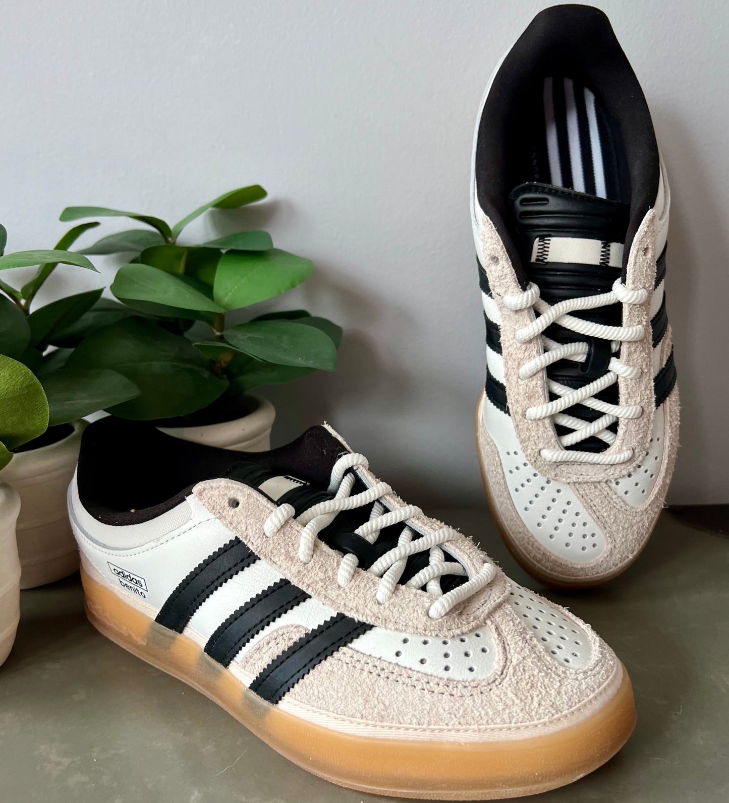 adidas Gazelle Indoor x Bad Bunny – Core White