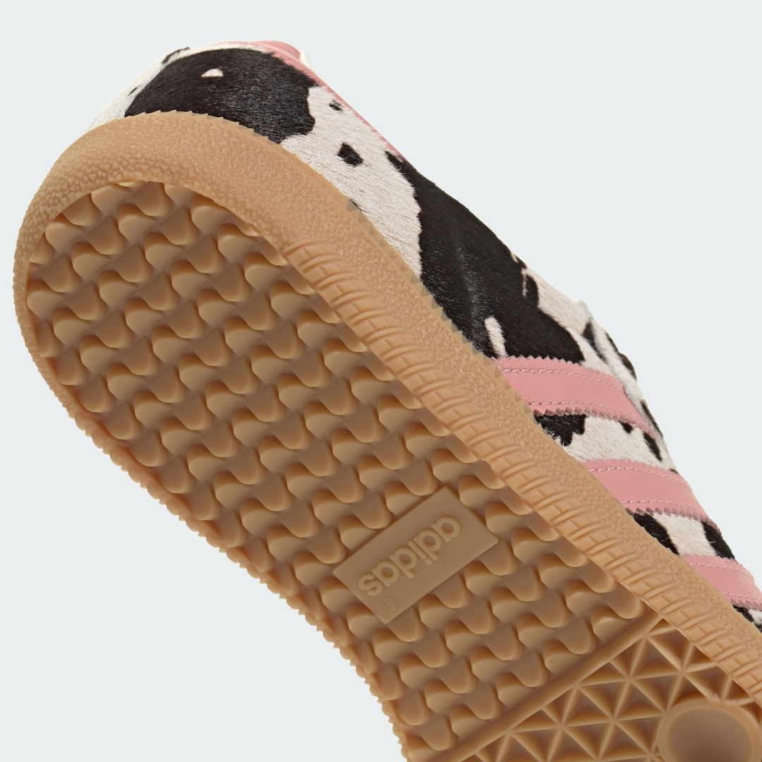 adidas Samba OG Cow Print Dark Brown Wonder Mauve Women's