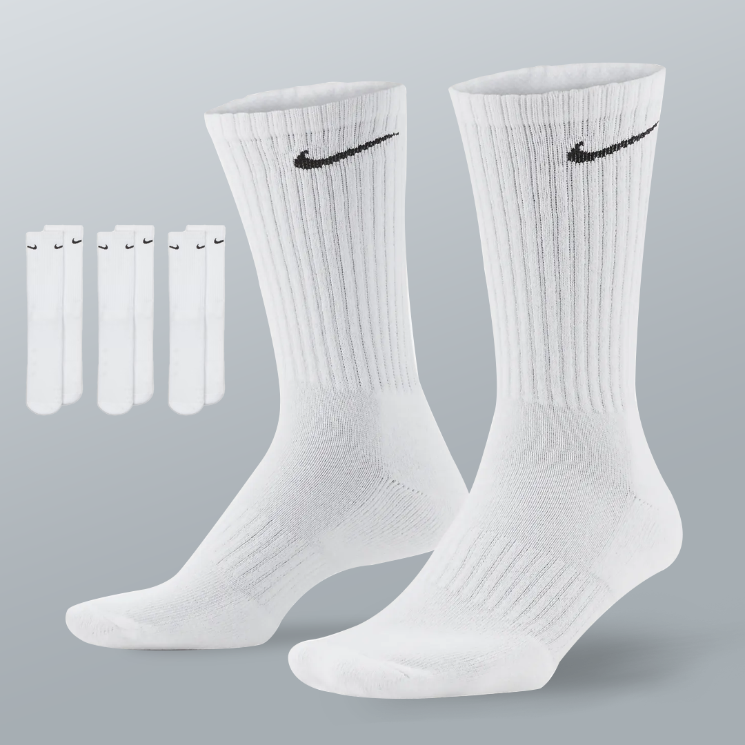 Nike Everyday Plus Cushioned Training Crew Socks (3 Pairs)