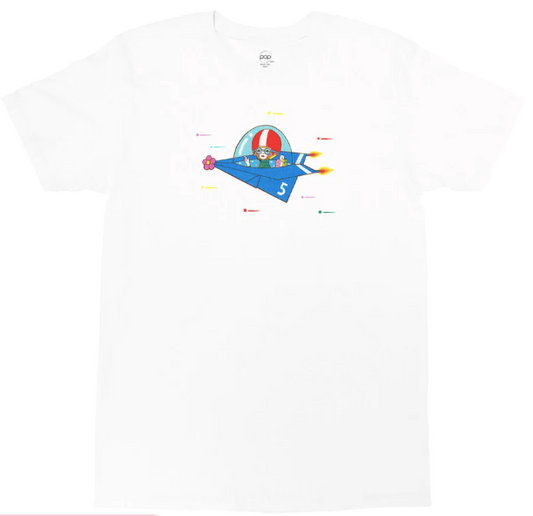 Naoshi Paper Plane Jet T-shirt