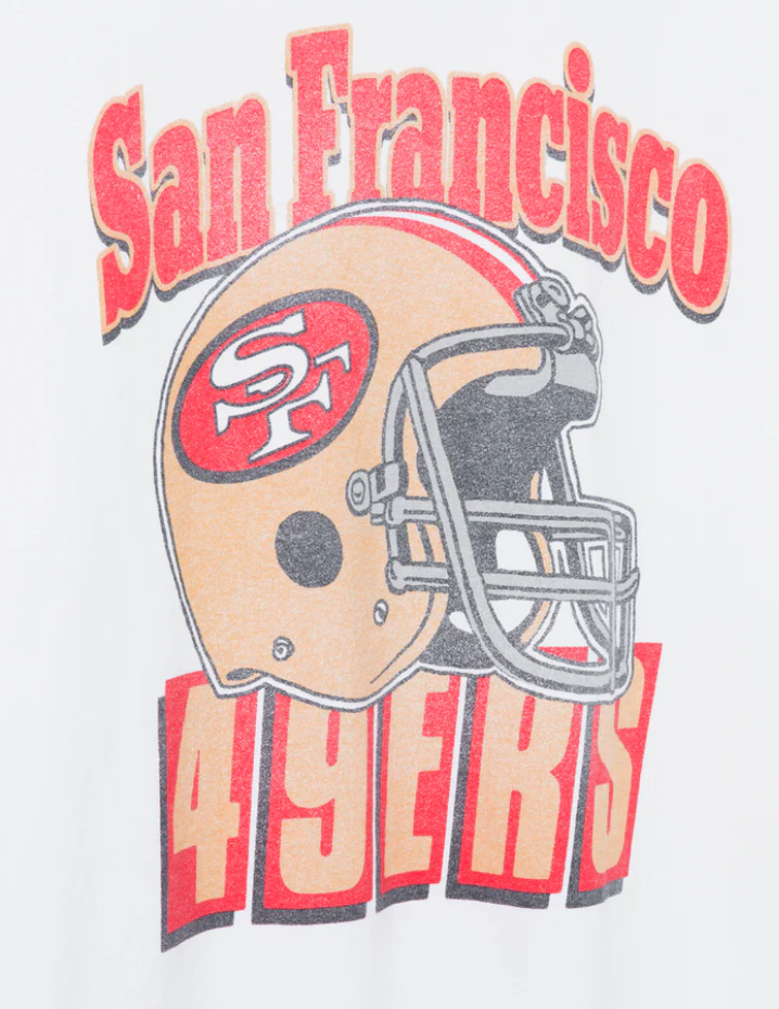 San Francisco 49ers Throwback Helmet Tee
