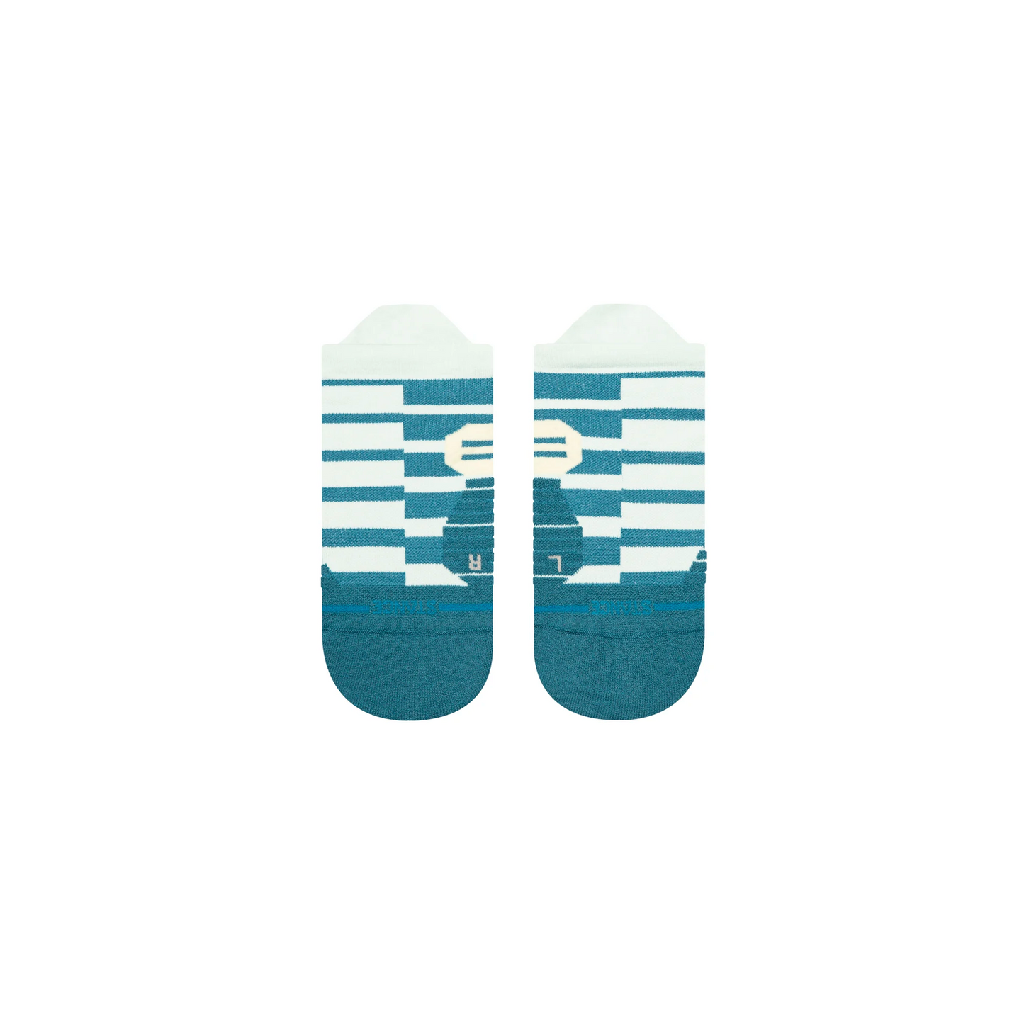 LIGHT PERFORMANCE TAB SOCKS TEAL