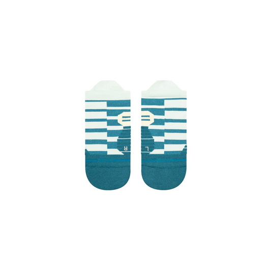 LIGHT PERFORMANCE TAB SOCKS TEAL
