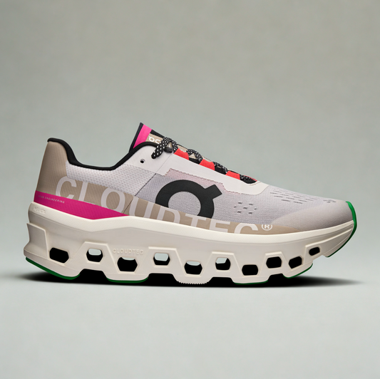 On Running Cloudmonster Silver Ivory Women's