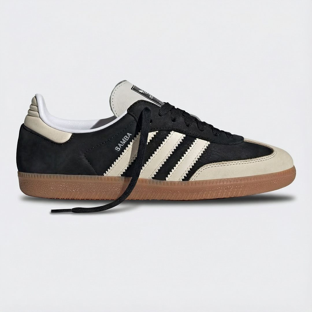 adidas Samba OG Black Wonder White Women's – Lilac Blonde adidas Samba OG Black Wonder White Women's – Lilac Blonde
