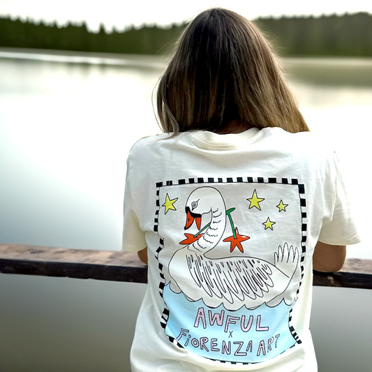 Swan Tee - Butter