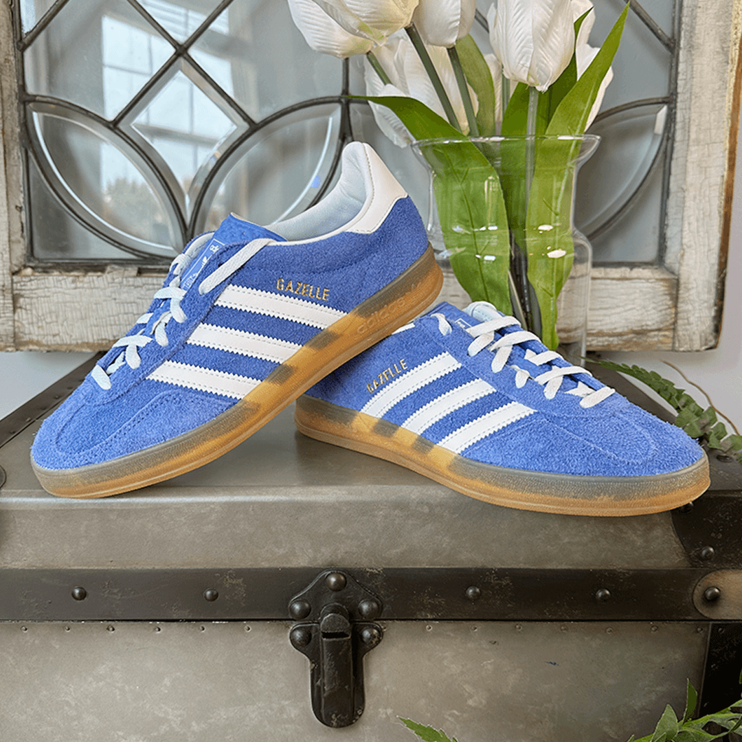 Adidas gazelle blue tint hotsell