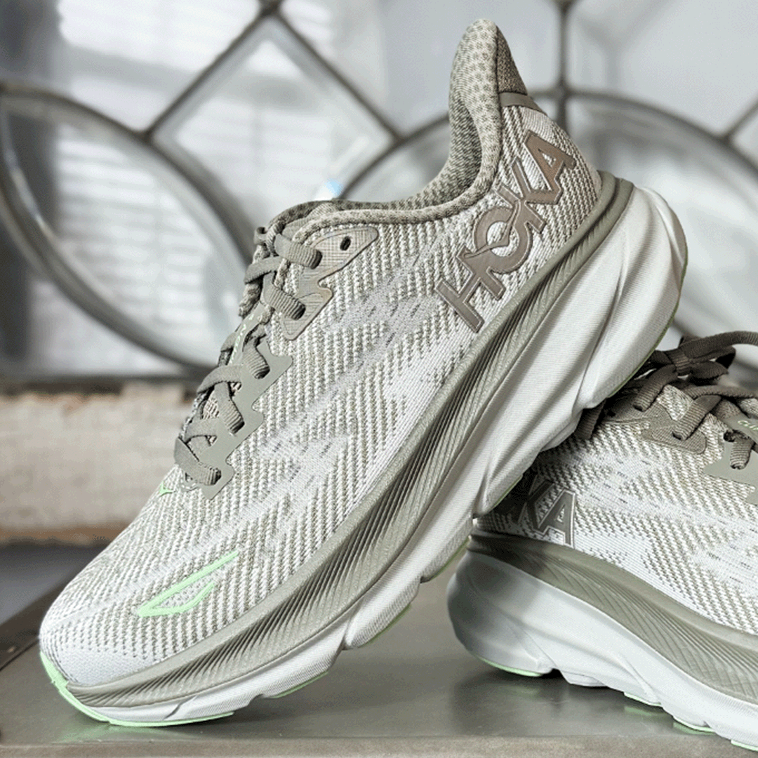 Hoka One One Clifton 9 Olive Haze Mercury Women's