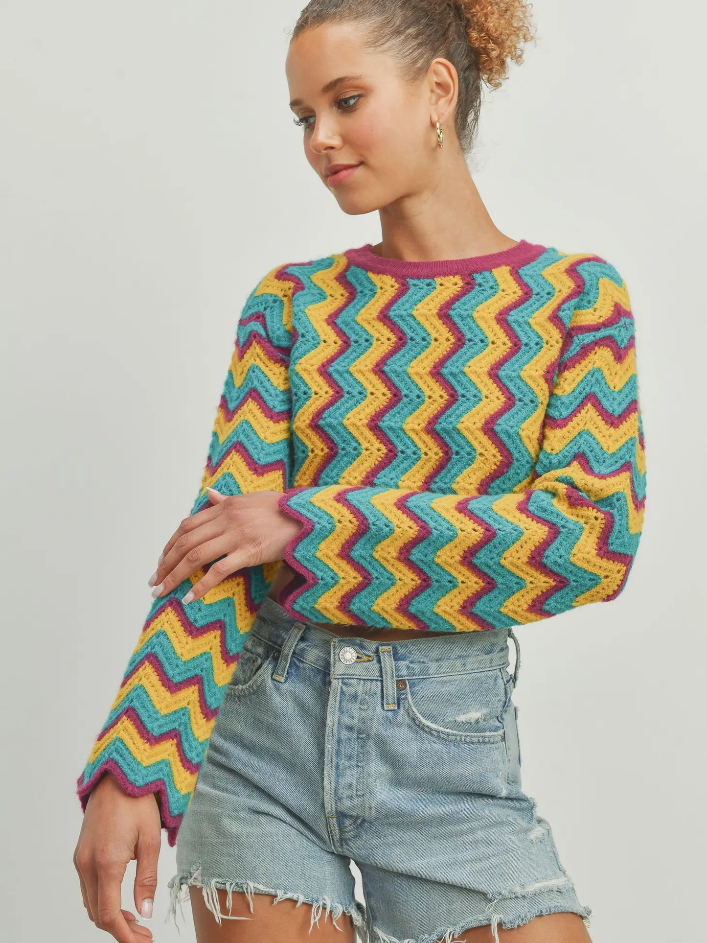Ava Crochet Sweater
