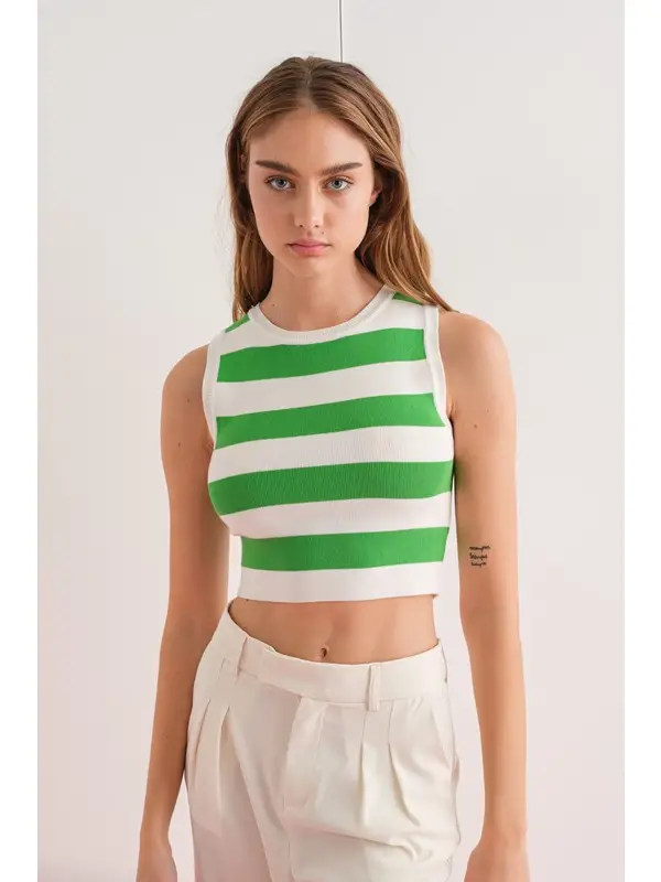 Audrey Striped Tank