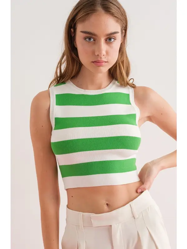 Audrey Striped Tank