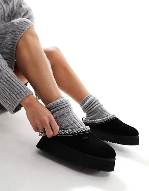 UGG Tazz II Slipper Platform Black Women’s