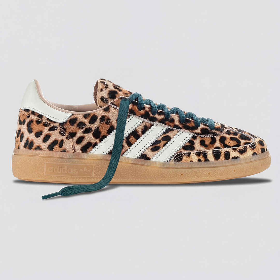 adidas Handball Spezial Leopard Magic Beige Women's Lilac Blonde adidas Handball Spezial Leopard Magic Beige Women's Lilac Blonde