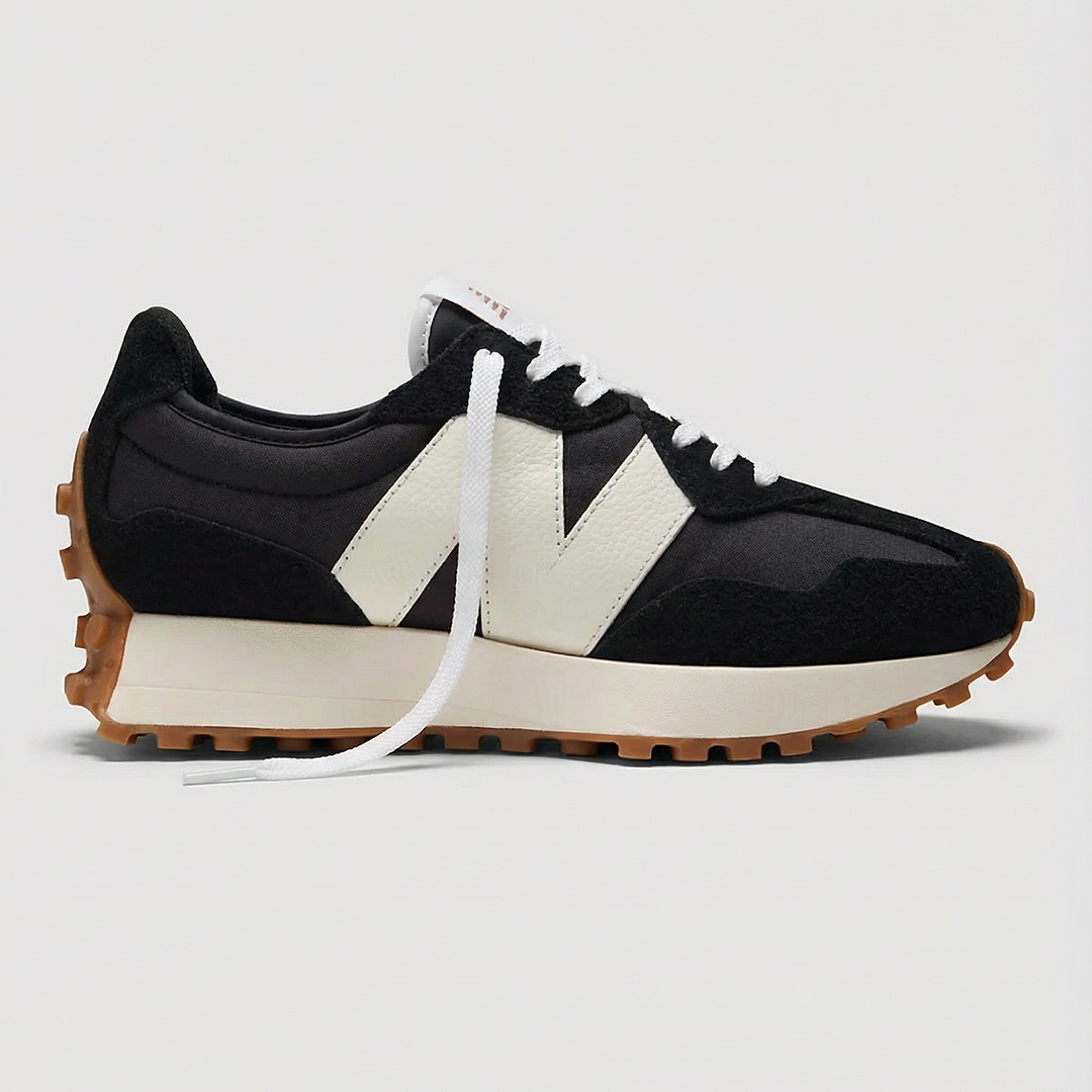 New Balance 327 Black White Gum Women's – Lilac Blonde