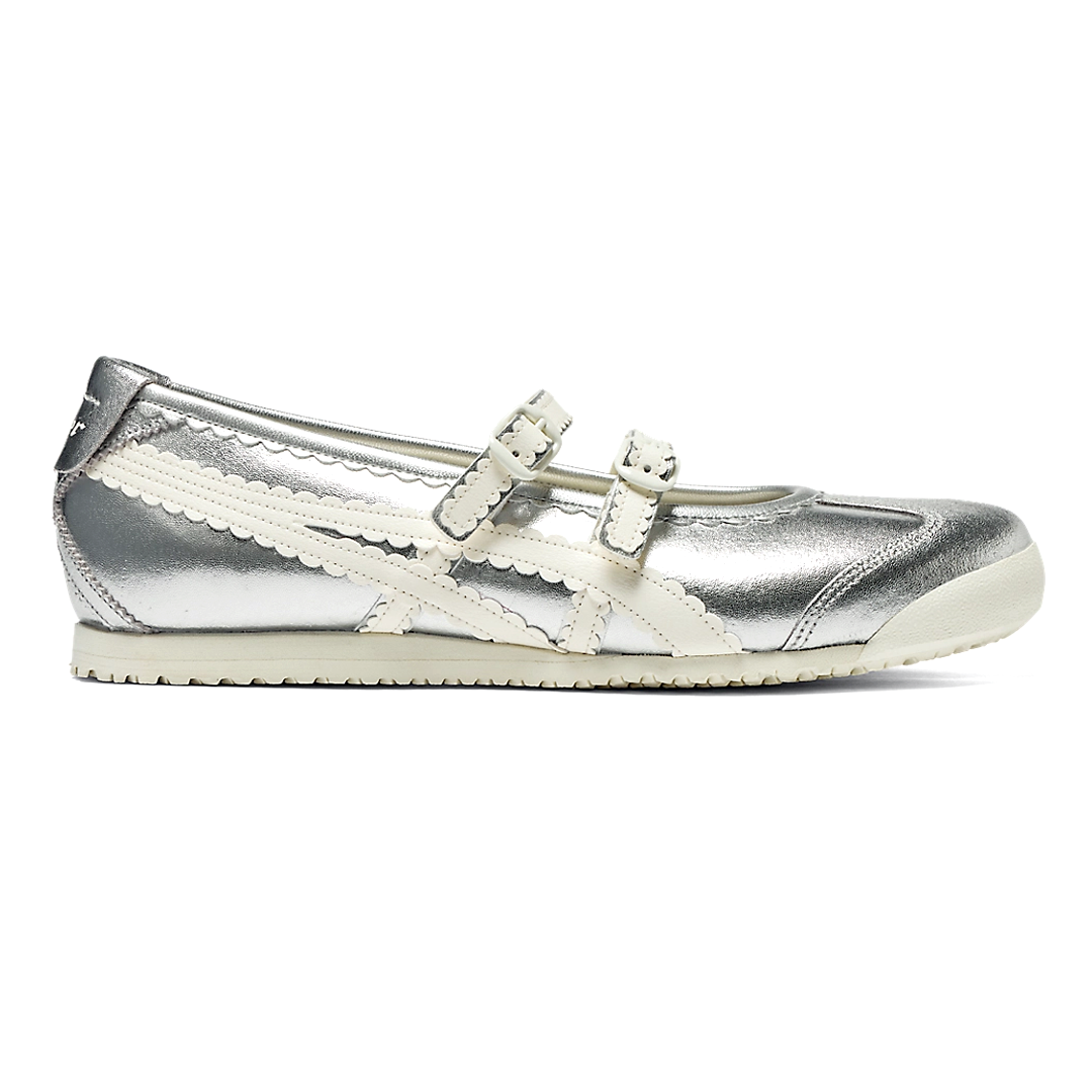 あ*！様 Onitsuka Tiger Mexico TGRSシルバー バレエシ Onitsuka Tiger Mexico 66 TGRS Silver Cream Women's – Lilac Blonde