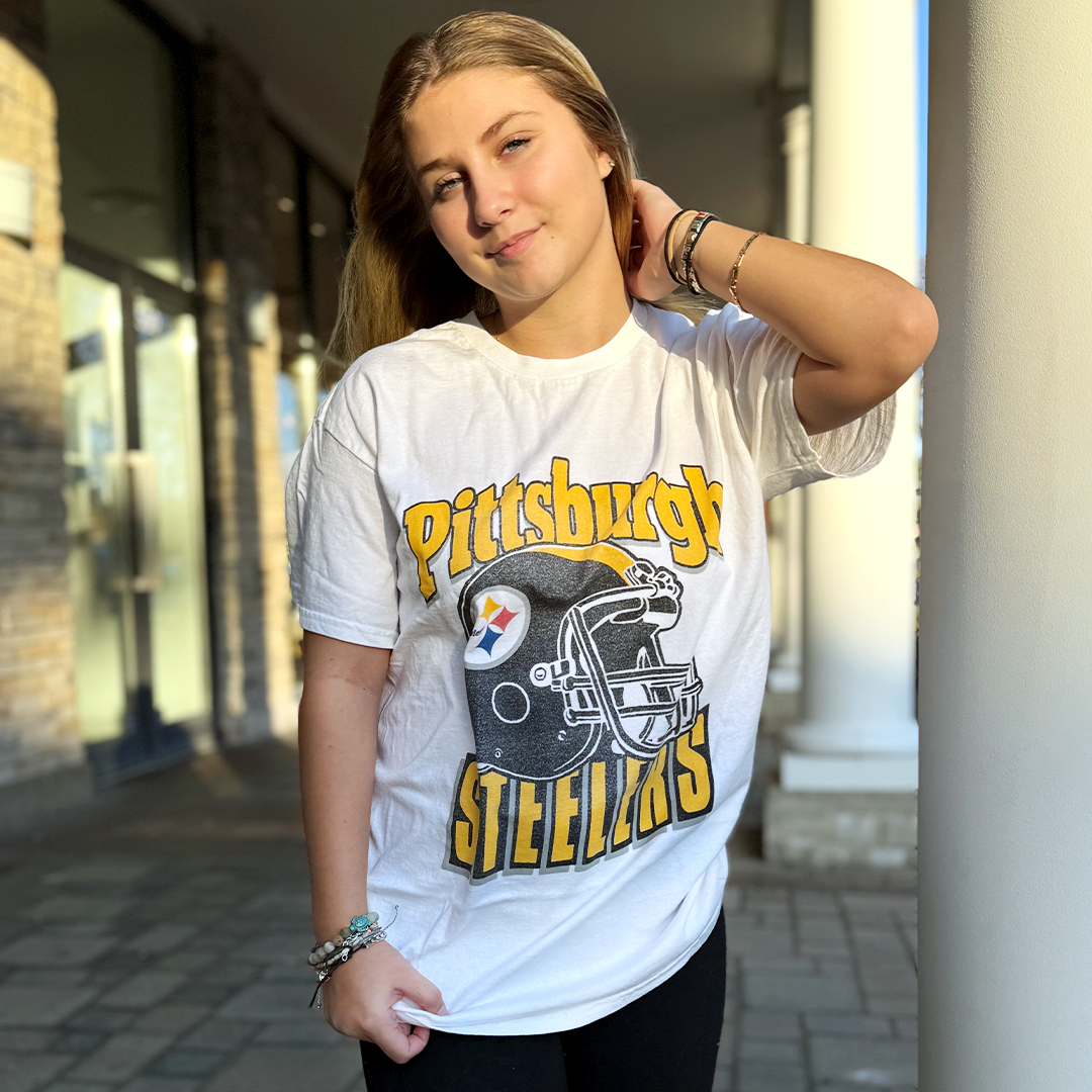 thumbnail image 2 of Pittsburgh Steelers T-Shirt – Men's Short Sleeve Crew Neck, Regular Fit (New Without Tags) 2 of 6