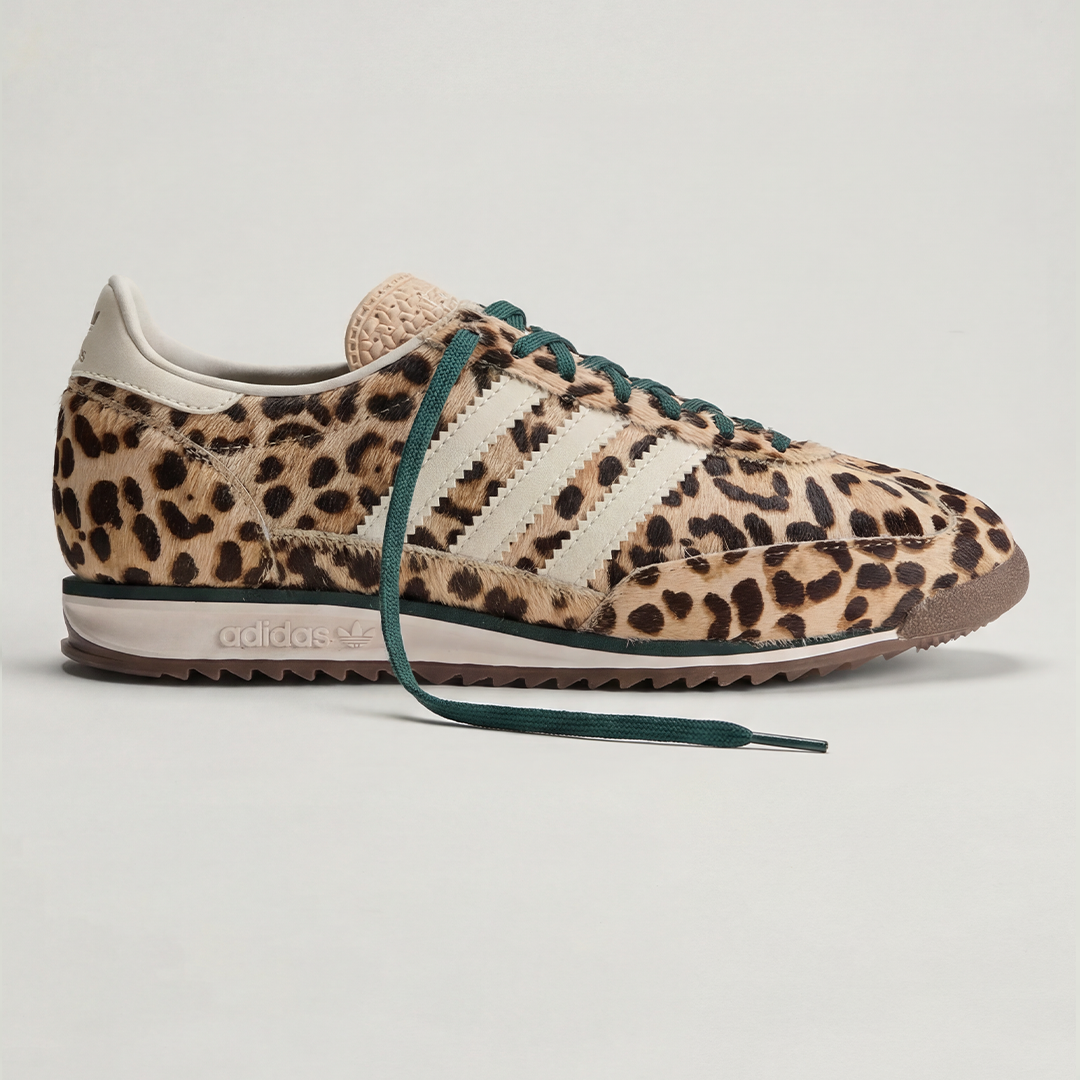 adidas gazelle silver green womens adidas SL 72 OG Leopard Magic Beige Women's – Lilac Blonde