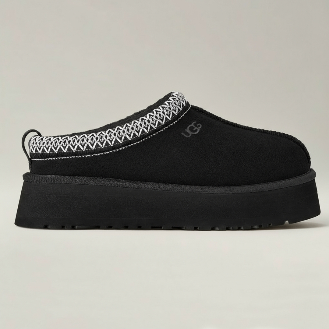UGG Tazz II Slipper Platform Black Women's – Lilac Blonde