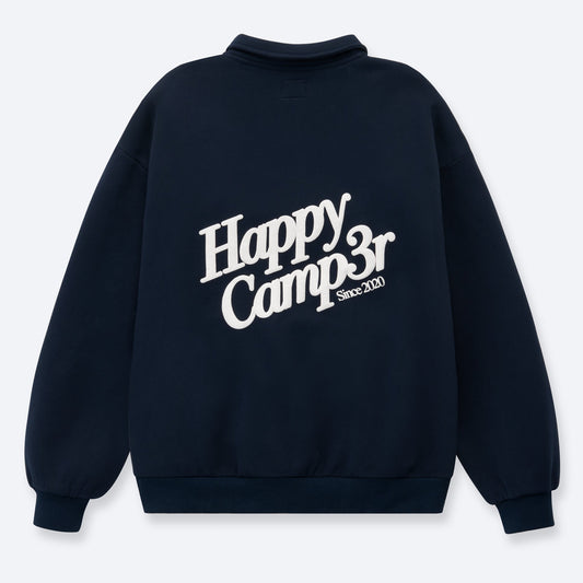 Happy Camp3r - Flag Quarter Zip