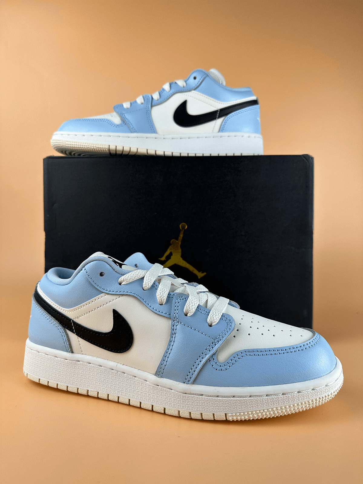 Jordan 1 Low Ice Blue Black
