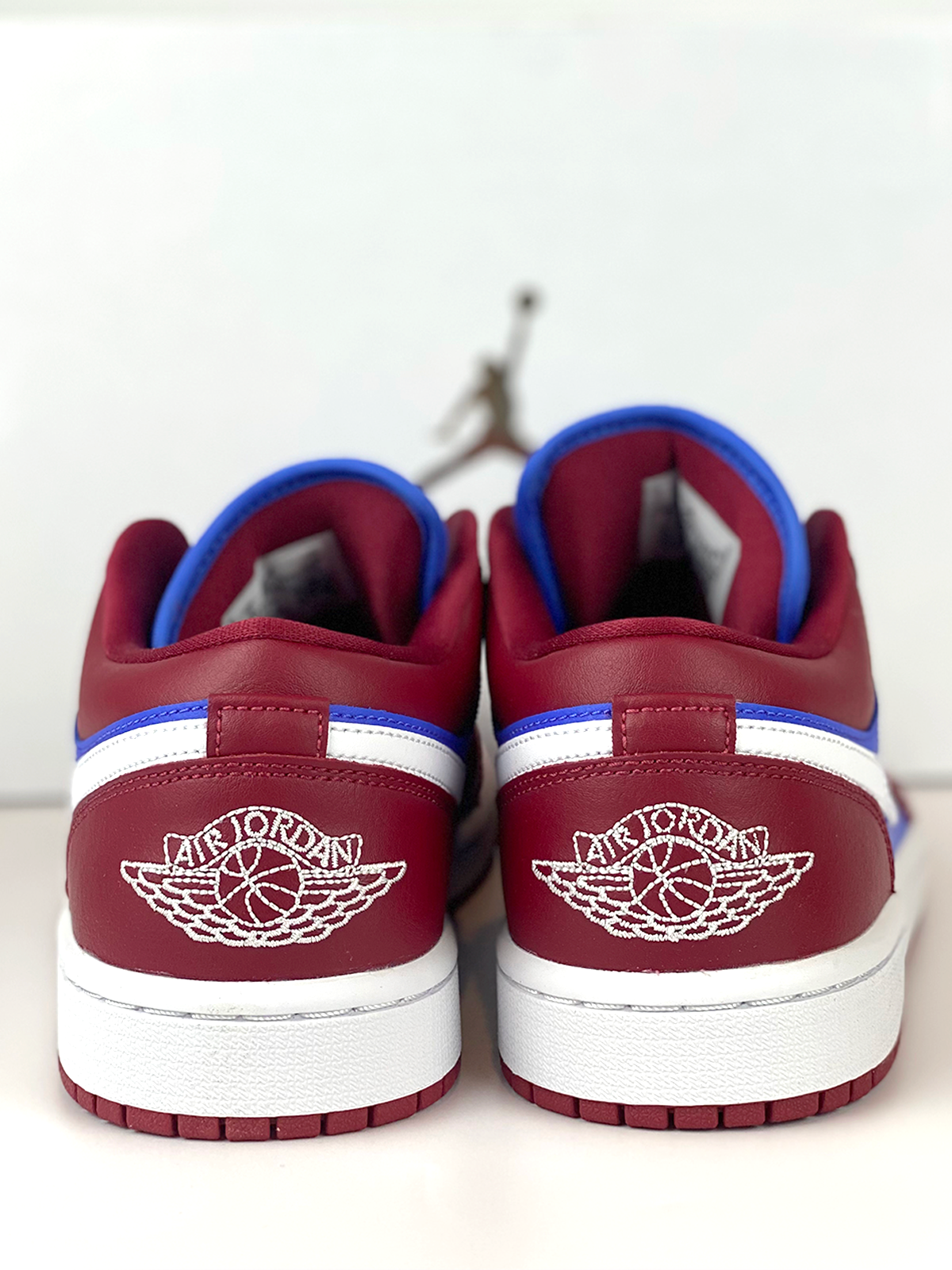 Jordan 1 Low Pomegranate Medium Blue