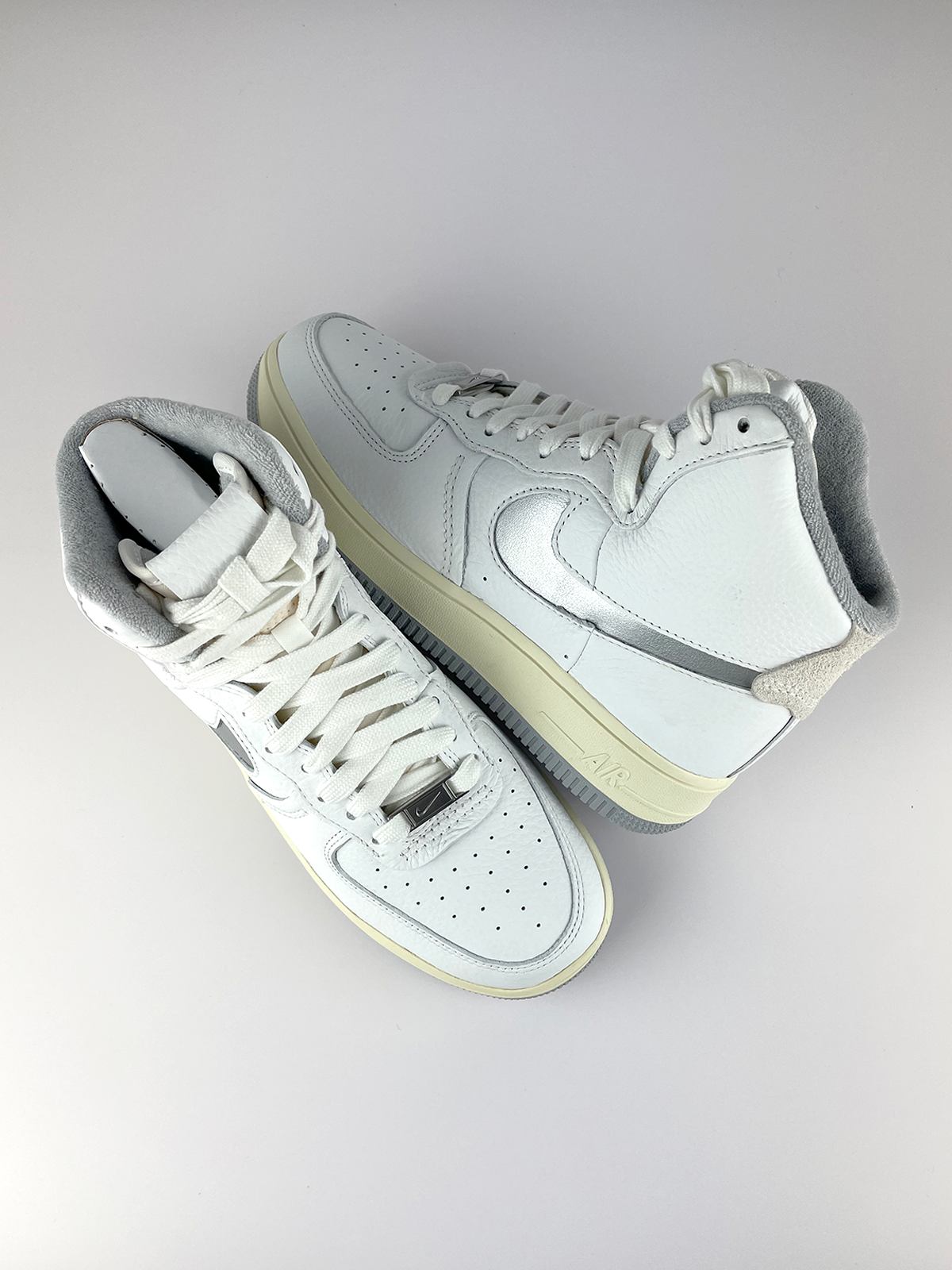 Nike air force white high ankle hot sale