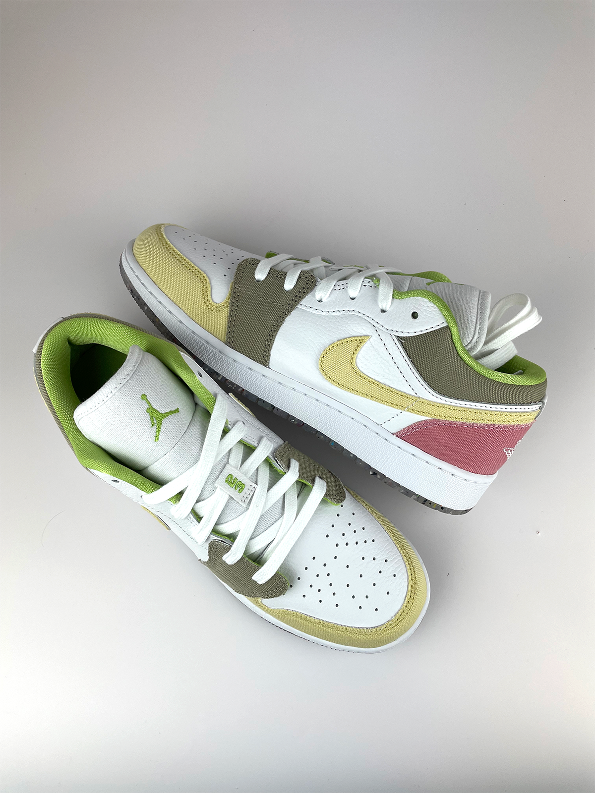 Air jordan 1 retro low green shop