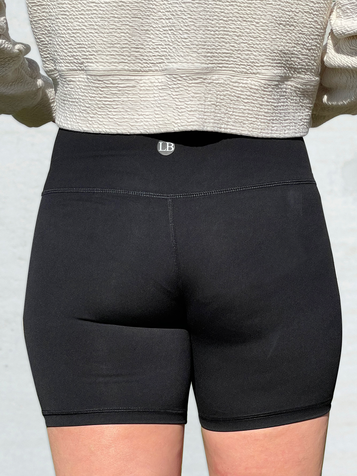 The Olivia Black Biker Short