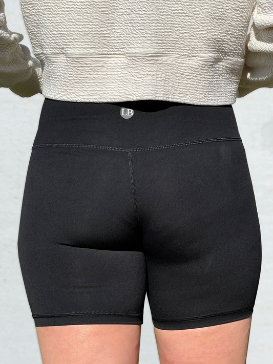 The Olivia Black Biker Short