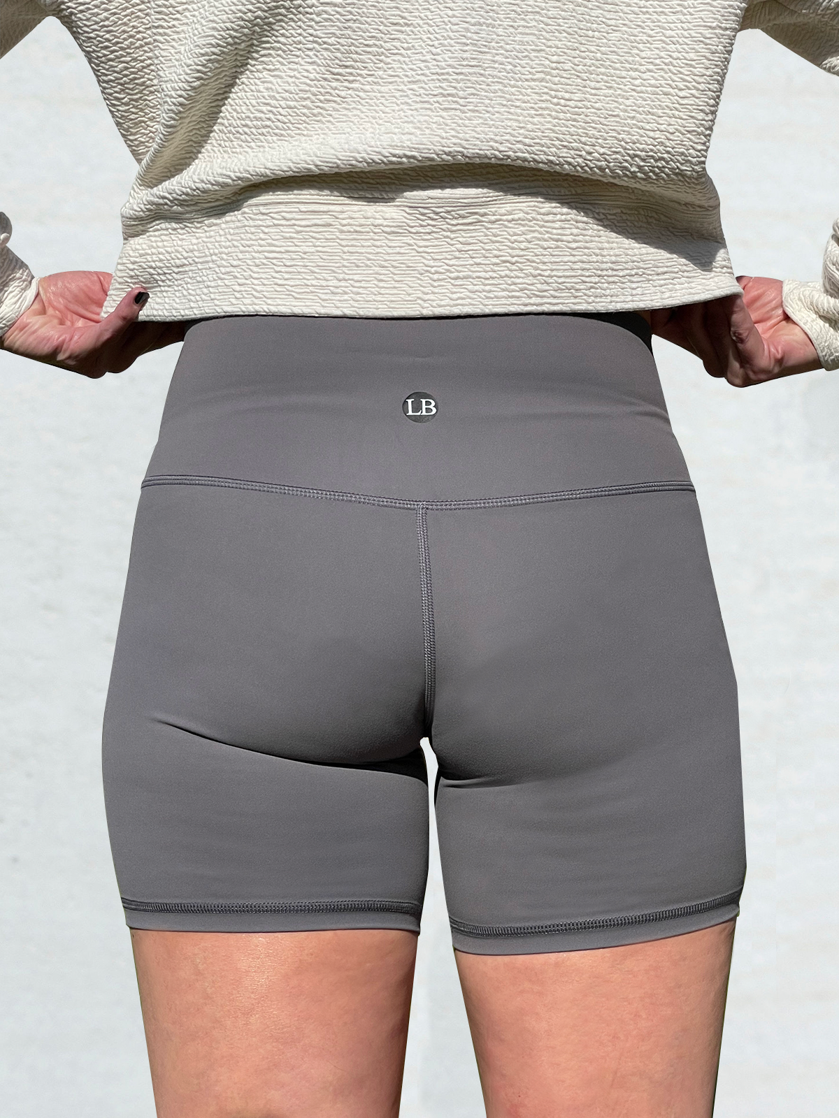 The Olivia Lavender Biker Short