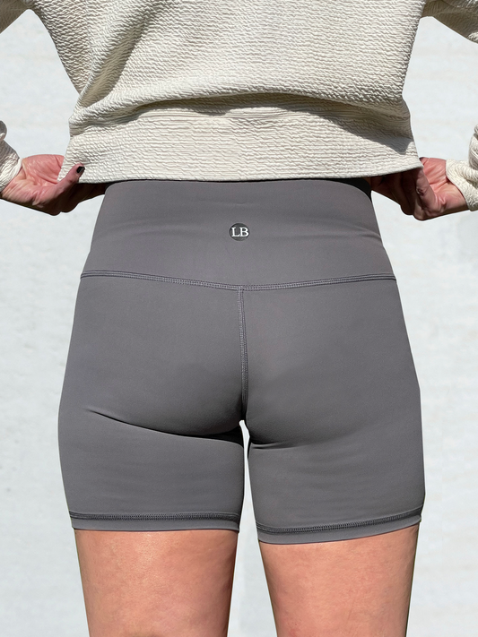 The Olivia Lavender Biker Short