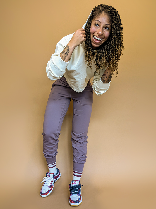 The Anna White Hooded Pullover