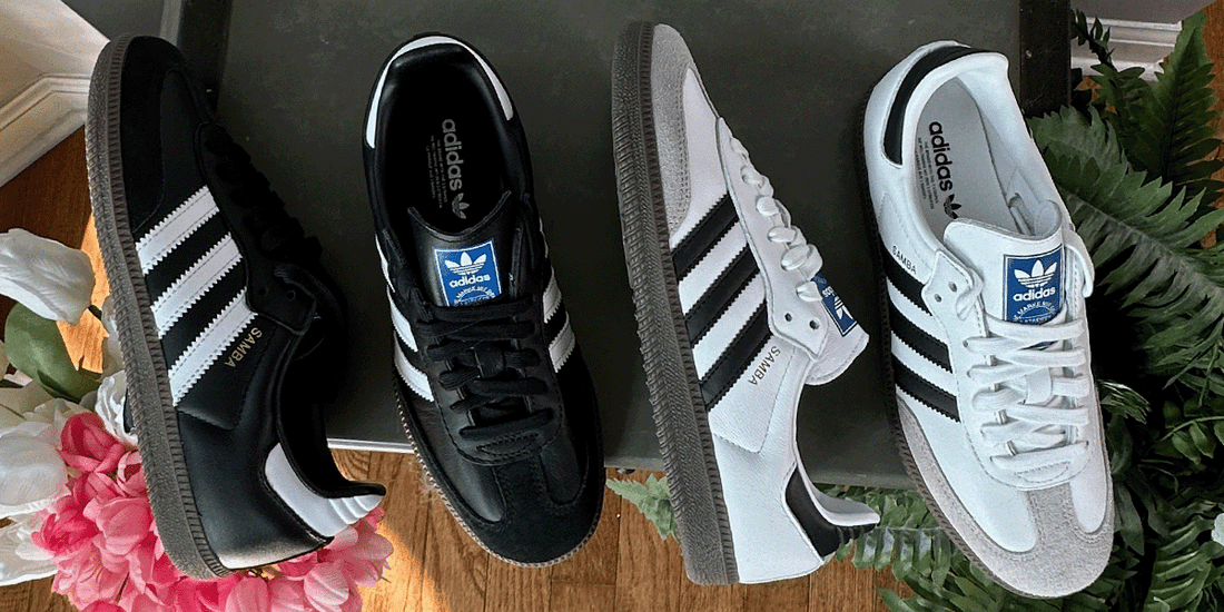 Styling Adidas Sambas for Spring: Gingham, Prints & Vibes Lilac Blonde Styling Adidas Sambas for Spring: Gingham, Prints & Vibes Lilac Blonde