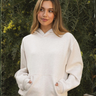 The Off Duty Hoodie: Oat Heather