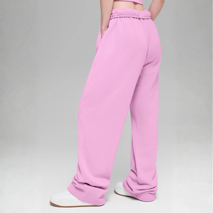 alo - Accolade Straight Leg Sweatpant: Candy Heart Pink