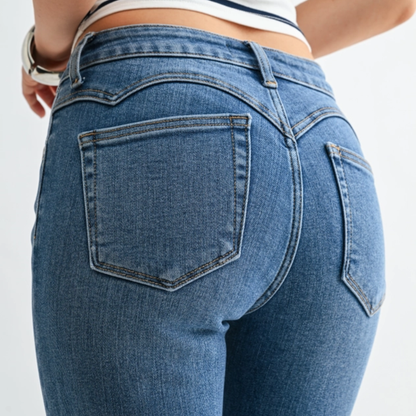 Charlotte Curved Flare Jean