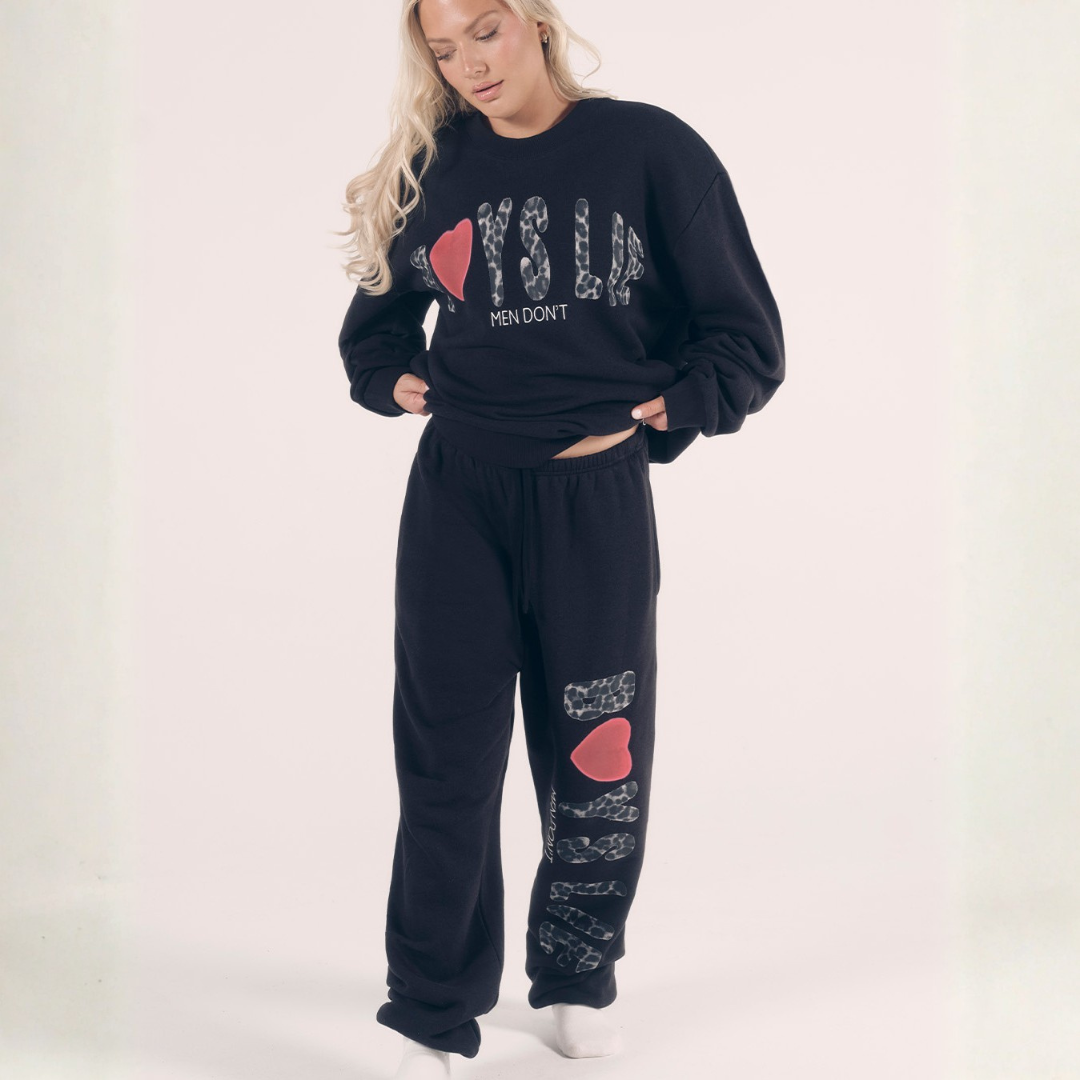 BOYS LIE - CAITLYN CODED KIMMY PANT: Black