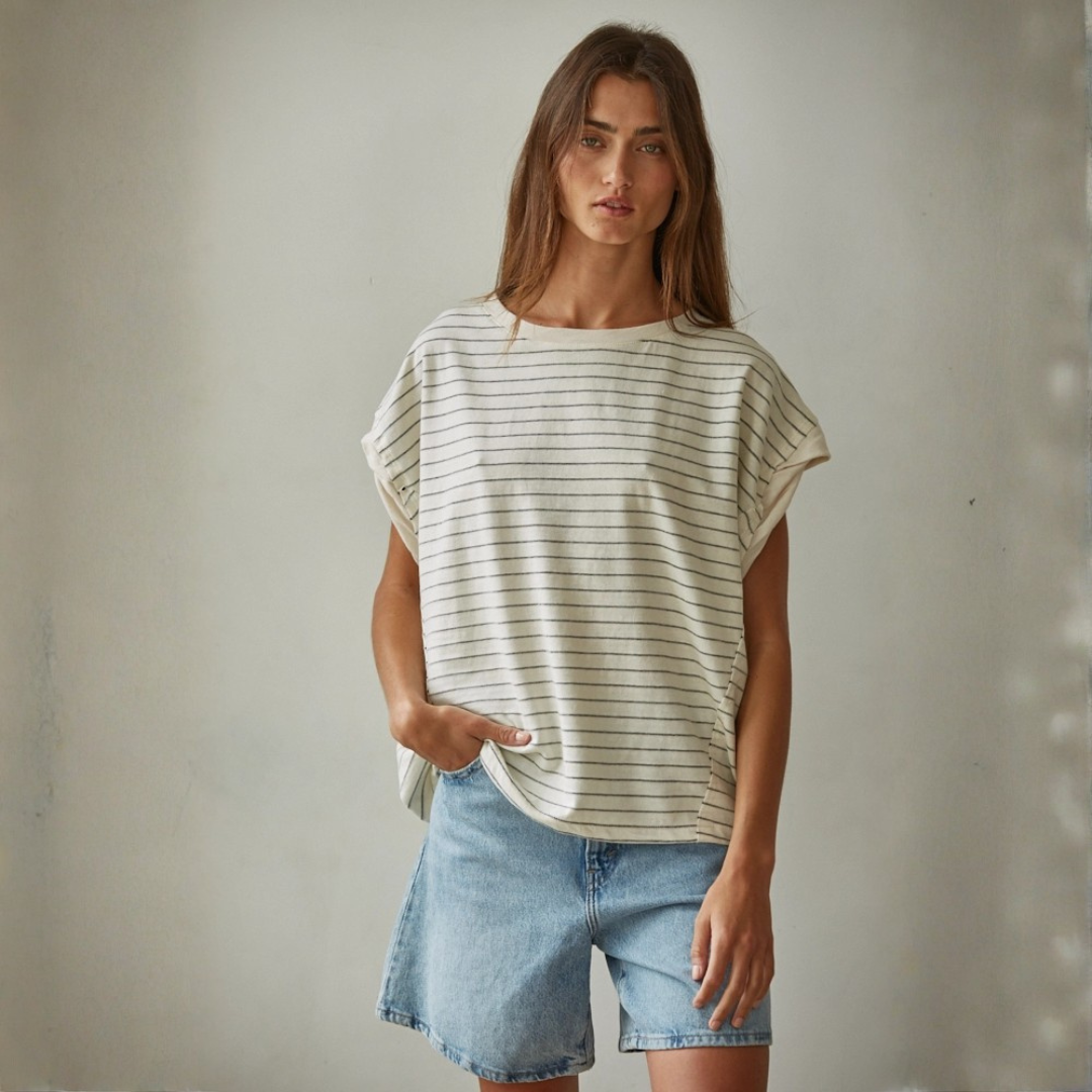 The Maren Stripe Tee