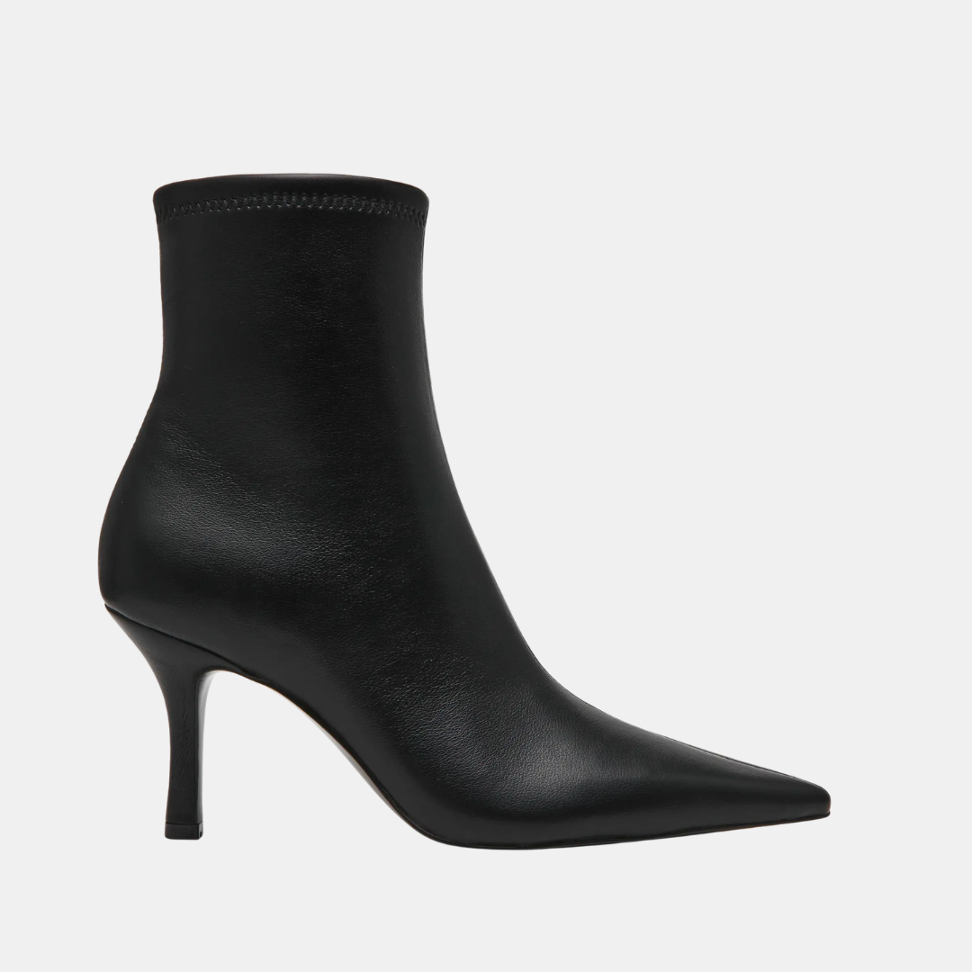 Tashey Black Leather Boots