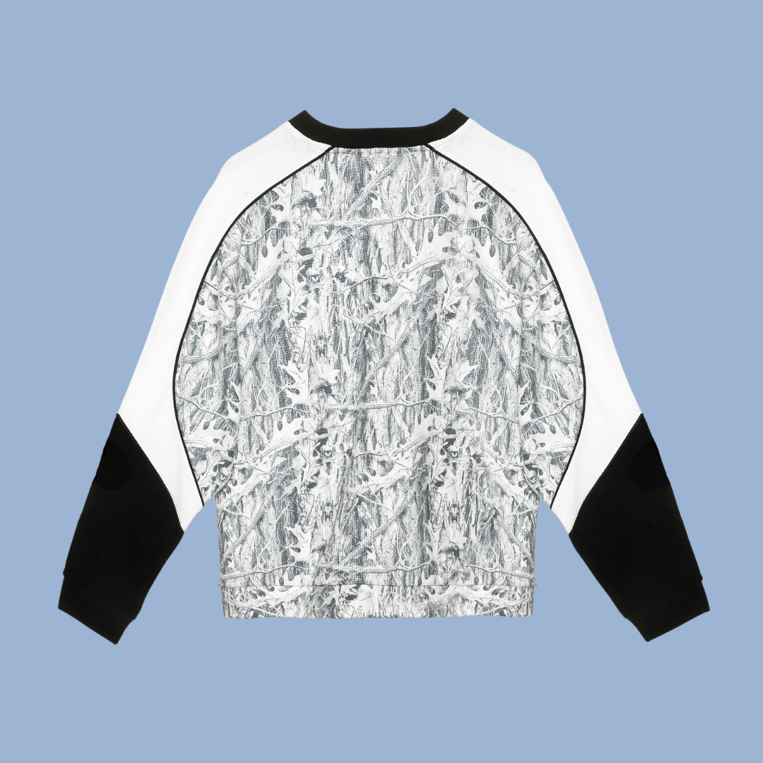 BOYS LIE - SNOWED IN CAMO THERMAL PANEL KARA CREW