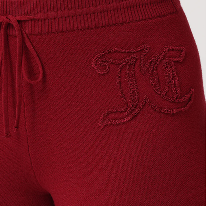 Juicy Couture - Knit Wide Leg Pants: Red Dahlia