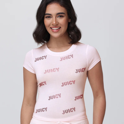 Juicy Couture - All Over Bling Baby Tee
