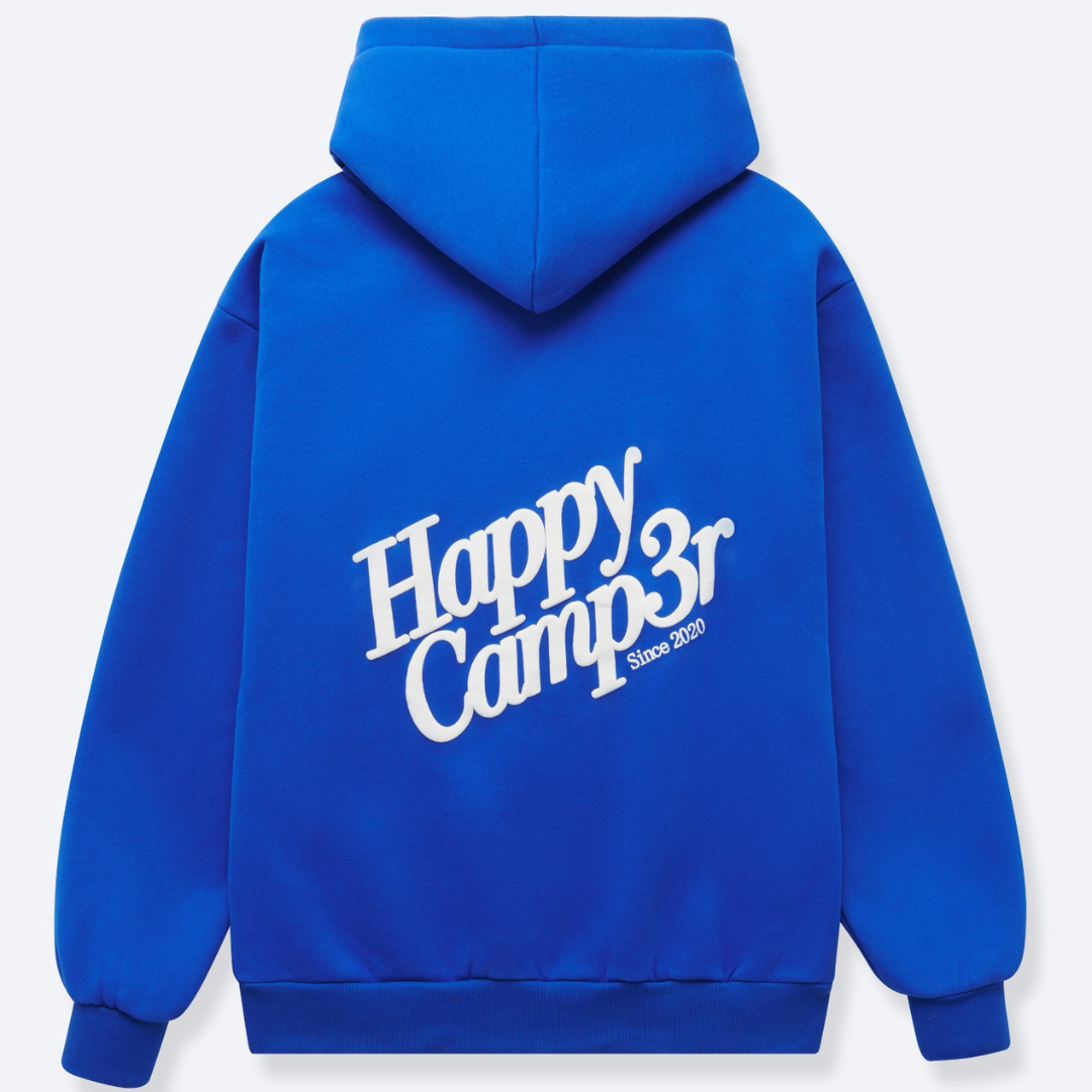 Happy Camp3r - Puff Core Hoodie: Royal Blue