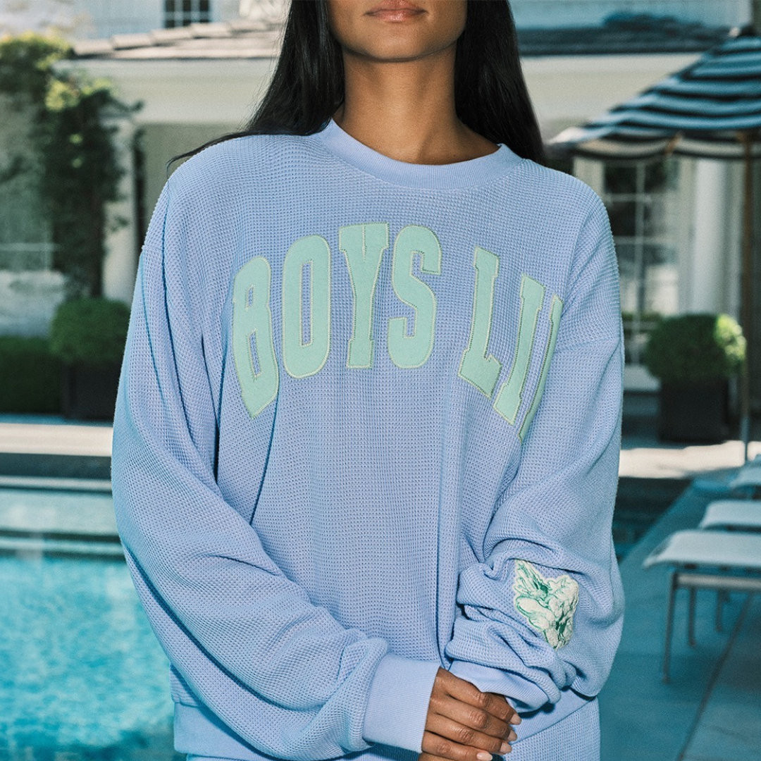 BOYS LIE - LILAC RAZZLE DAZZLE KARA CREWNECK