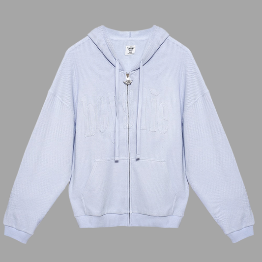 BOYS LIE – LILAC BABY THERMAL HARLEY ZIP