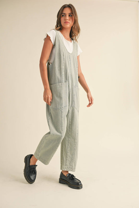 Julie Stripped Overall