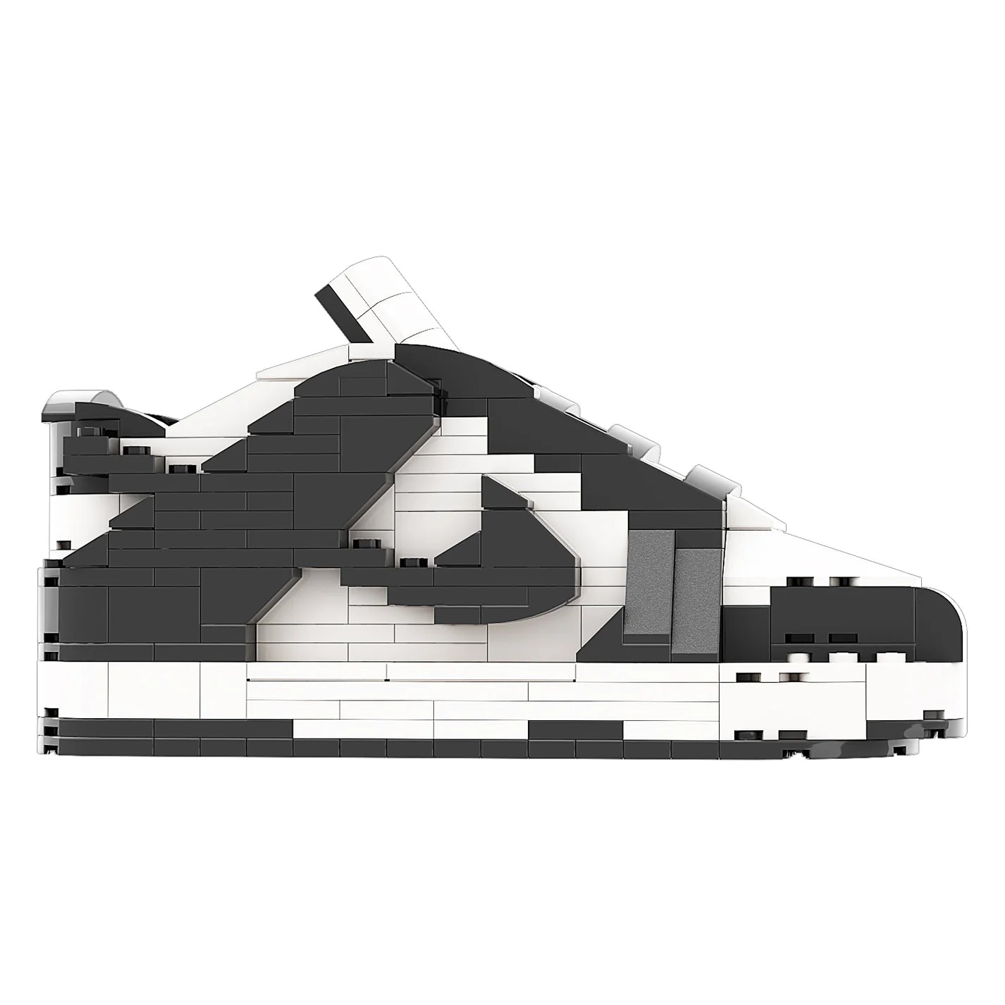 Sneaker Bricks Nike Dunk Low Panda Mini Figure
